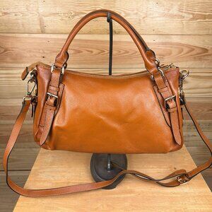Kattee leather satchel